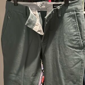 Bonobos Chino 2.0 slim taper pants, 30x30 “prussian” blue/green/gray